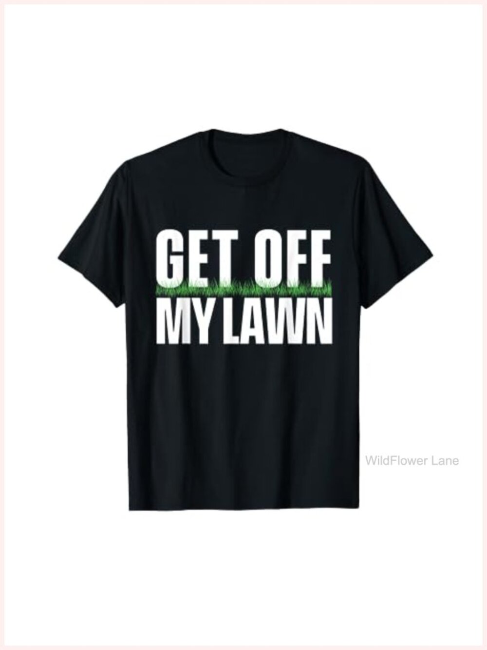 Funny Lawn Mower Landscaper Graphic Tee Short Sleeve Crew Neck Novelty